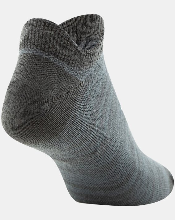 Women's UA Essential No Show – 6-Pack Socks, White, pdpMainDesktop image number 15